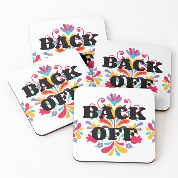Item preview, Back Off Social Distancing Retro Vintage Floral Flower Pattern designed and sold by gillys.
