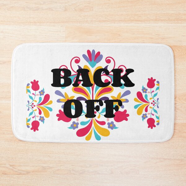Item preview, Back Off Social Distancing Retro Vintage Floral Flower Pattern designed and sold by gillys.