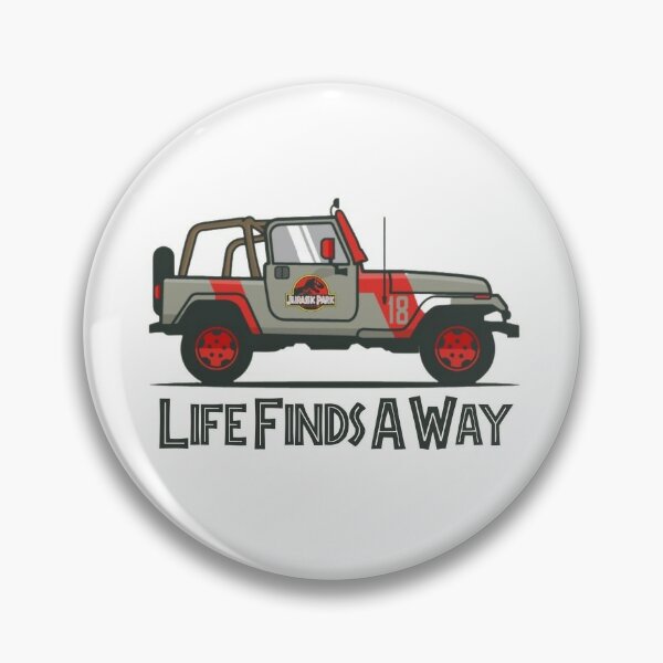 Jurassic Park - Life Finds A Way Pin