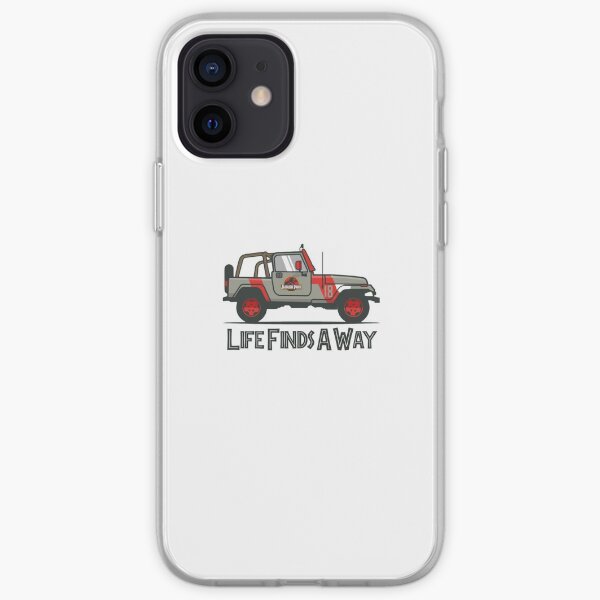 Jurassic Park - Life Finds A Way iPhone Soft Case