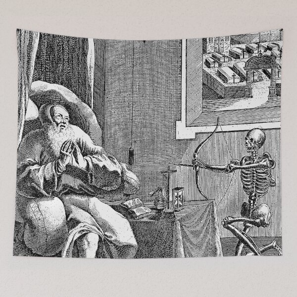 Item preview, A man of a hundred years is Death's target designed and sold by themasters.