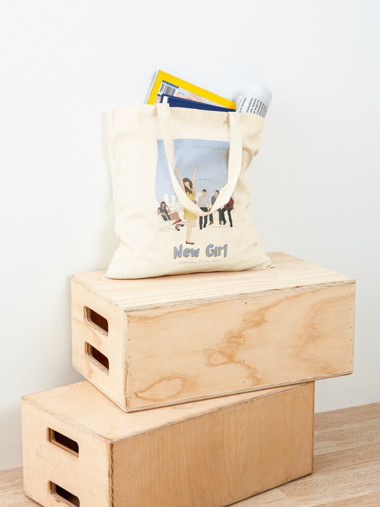 Alternate view of New Girl Minimalist Illustration Tote Bag