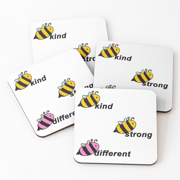 Item preview, Be kind be strong be different bee pack designed and sold by KRISTAHR.