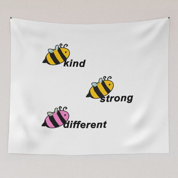 Item preview, Be kind be strong be different bee pack designed and sold by KRISTAHR.