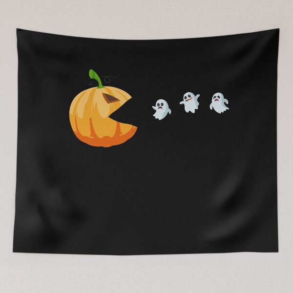 Item preview, Halloween pumpkin eating ghosts  designed and sold by GuessDesigns.