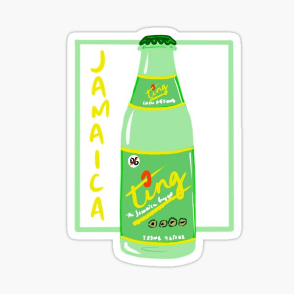 Ting Jamaican Soda Island Vibes Caribbean Soda Sticker