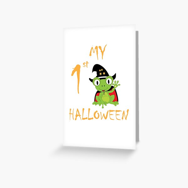 My First Halloween Greeting Card