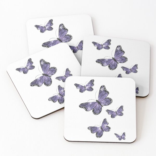 Item preview, Purple Distressed Butterflies  designed and sold by TheArtOfTreble.