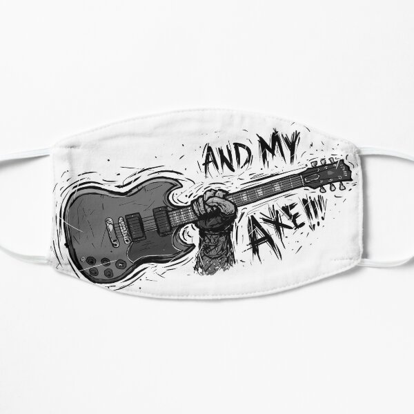 And My Axe!!! - SG - Guitar Nerd Mask
