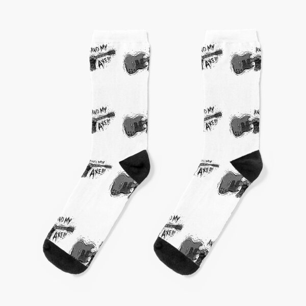 And My Axe!!! - SG - Guitar Nerd Socks