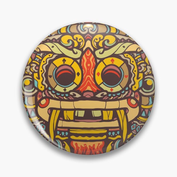 Item preview, Aztec God Face designed and sold by machmigo.