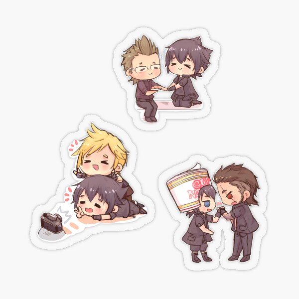 Vista previa del artículo con la obra «FFXV STICKERS», diseñado y vendido por 8Ecco.