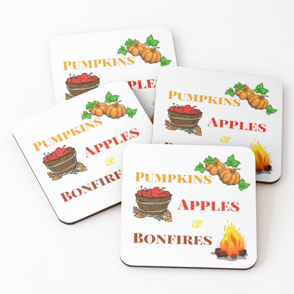 Item preview, Pumpkins Apples & Bonfires designed and sold by ArtisticUploads.
