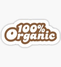100% Organic Sticker