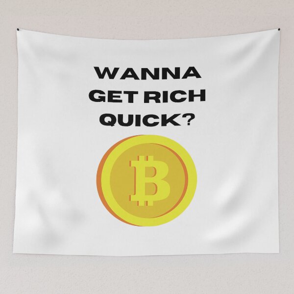 Item preview, Bitcoin, Get Rich Quick, Cryptocurrency, Crypto designed and sold by WinningUniverse.