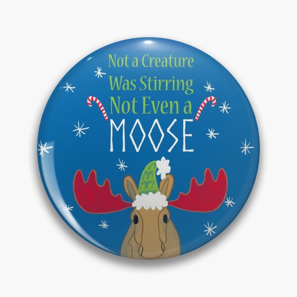 Item preview, Christmas Candy Cane Moose  designed and sold by tinaschofield.