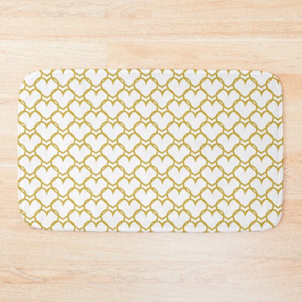 Item preview, Linked gold hearts romantic pattern designed and sold by RaionKeiji.