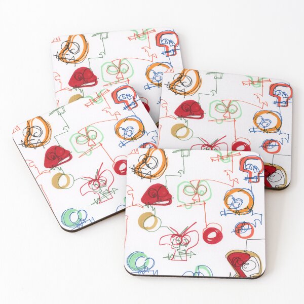Item preview, More Abstract Faces designed and sold by LidBayCreations.