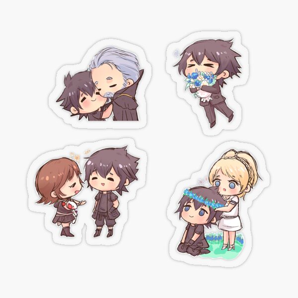 Vista previa del artículo con la obra «FFXV STICKERS 2», diseñado y vendido por 8Ecco.