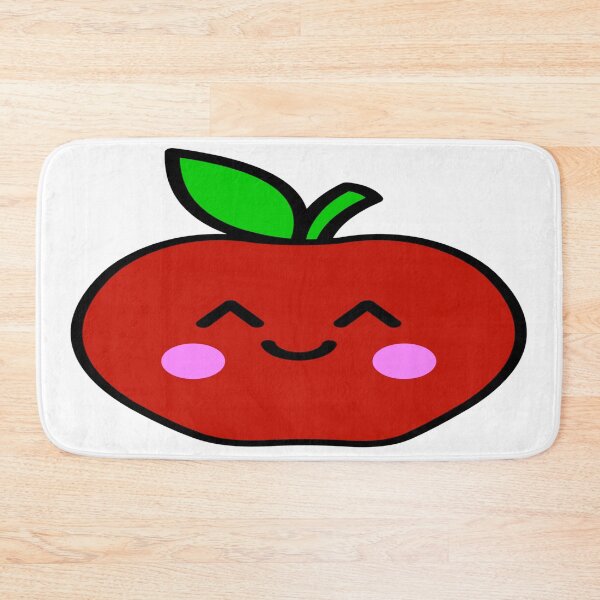Item preview, Cute Happy Apple designed and sold by TrueTrippyArts.