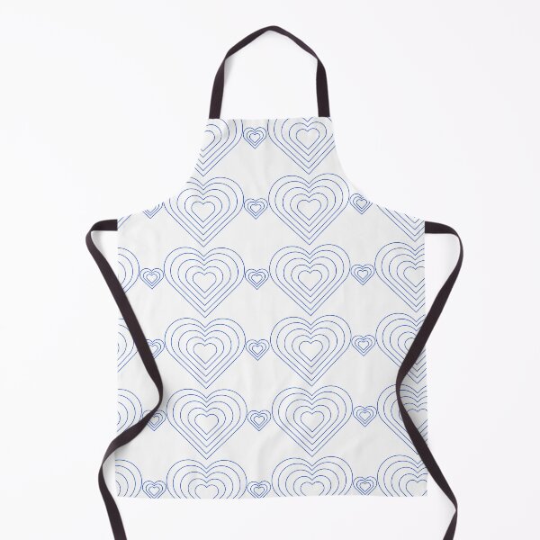 Item preview, Hearts in hearts blue on white designed and sold by RaionKeiji.