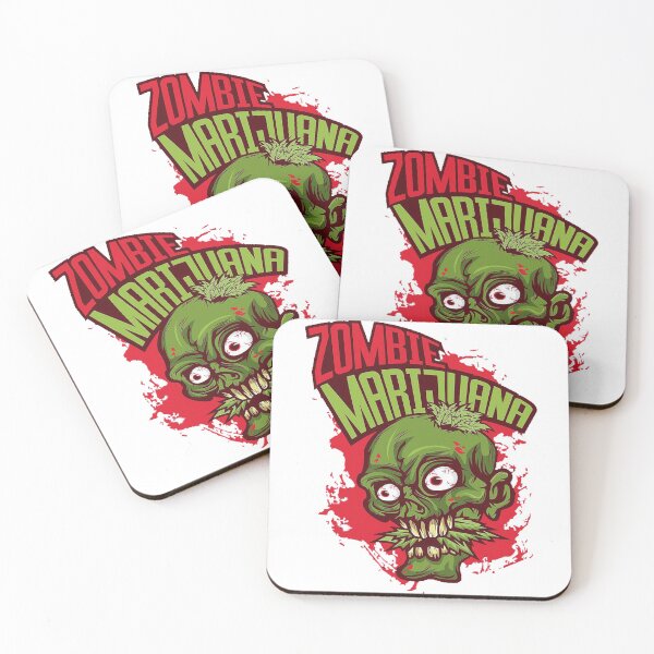 Item preview, Zombie Marijuana Halloween T Shirt designed and sold by JMPrint.