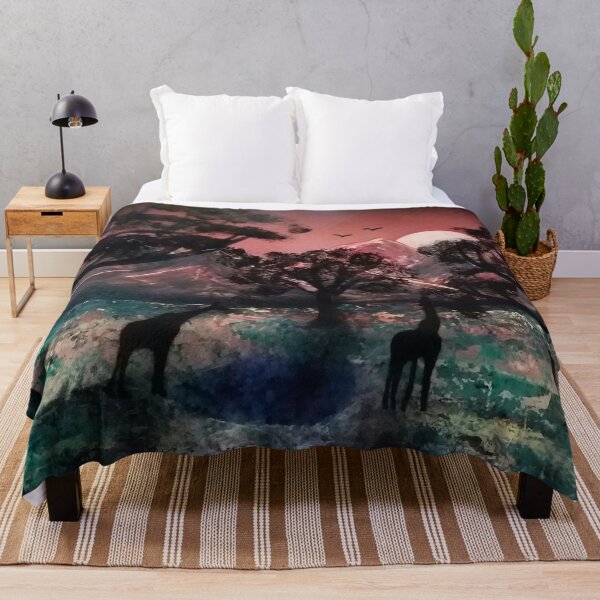 Item preview, Small African watering hole designed and sold by edwardtiptonart.