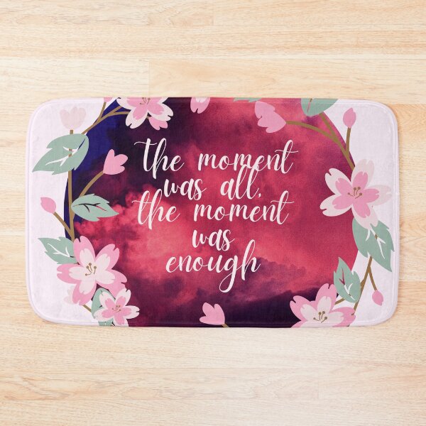 Item preview, the moment was all the moment was enough- virginia woolf quote designed and sold by Faeblehoarder.