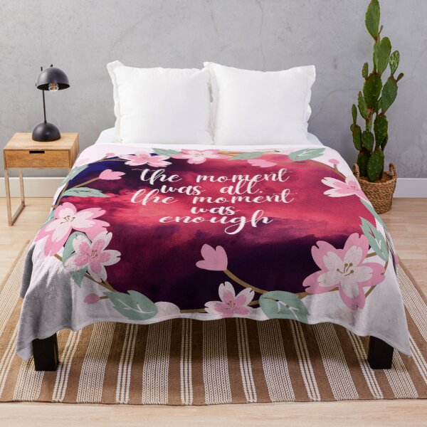 Item preview, the moment was all the moment was enough- virginia woolf quote designed and sold by Faeblehoarder.