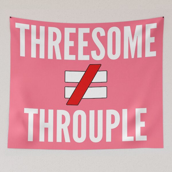 Item preview, Threesome is not the same as Throuple | Triad | Polyamory designed and sold by throuplescorner.