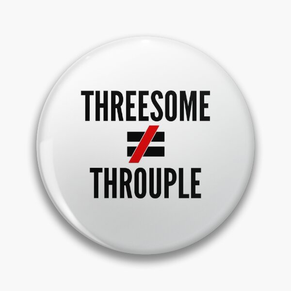 Item preview, Threesome is not the same as Throuple | Triad | Polyamory designed and sold by throuplescorner.