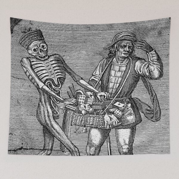 Item preview, The Advocate and Death, from the Dance of Death - Wenceslaus Hollar designed and sold by themasters.