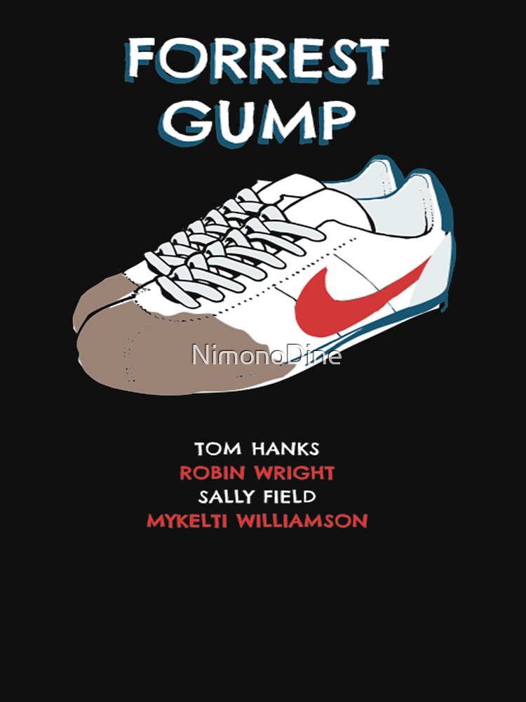 Camiseta «Zapatillas Forrest Gump lámina artística» de NimonoDine |  Redbubble