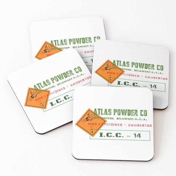 Item preview, Atlas Powder Company - High Explosives - Crate Stamp designed and sold by grnbayhusker.