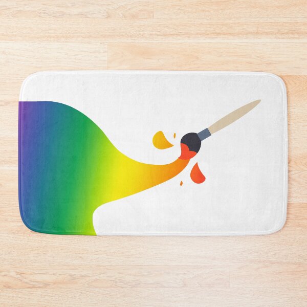 Item preview, Rainbow Paintbrush designed and sold by willowsbunnies.
