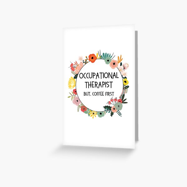 Artikel-Vorschau von Lustiges Ergotherapeuten-Kaffee-Design für OT-Studenten und Ergotherapie, designt und verkauft von Hopscotch Shop Designs.