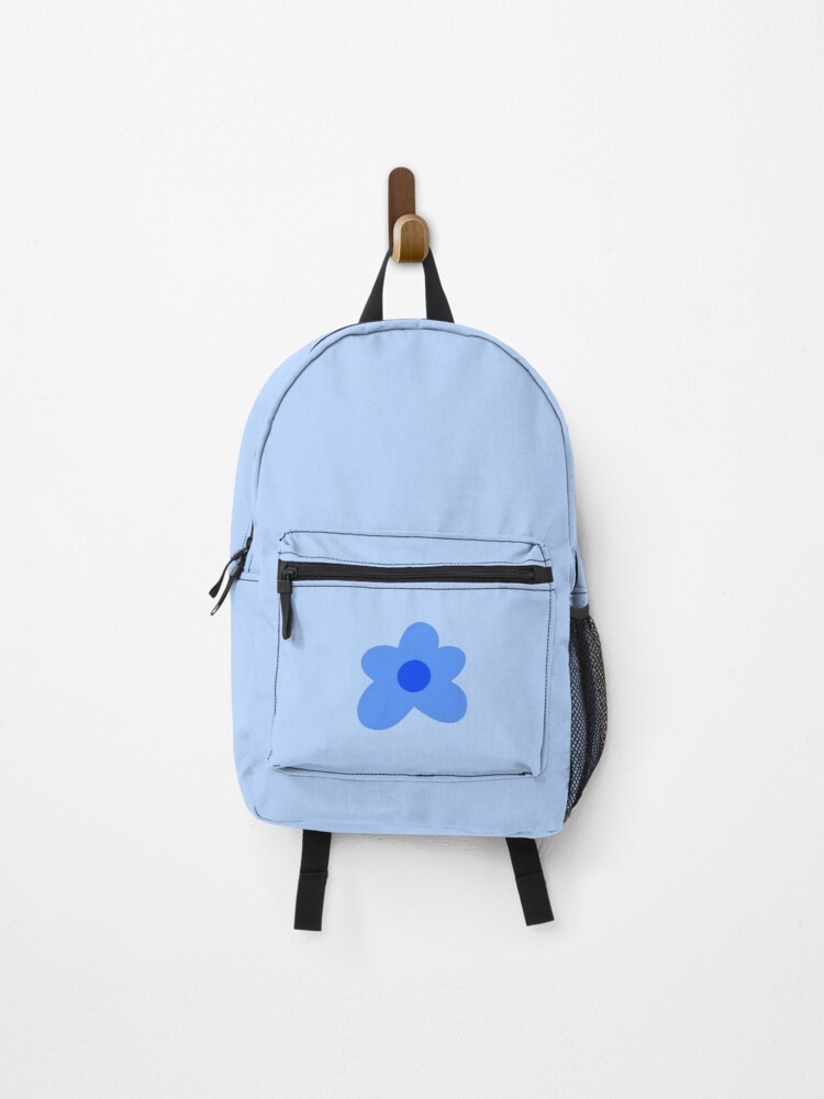 blue flower backpack