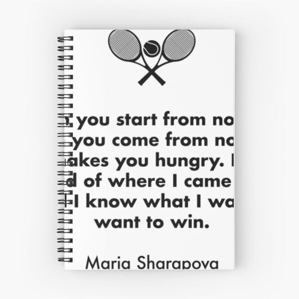 Item preview, I want to win. Maria Sharapova designed and sold by JonesErin.