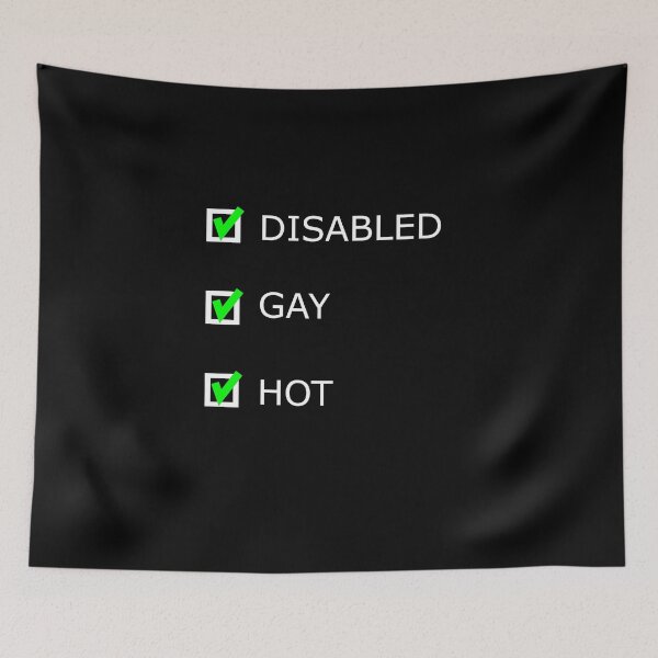 Artikelvorschau, DISABLED GAY HOT entworfen und verkauft von uniqueitems.