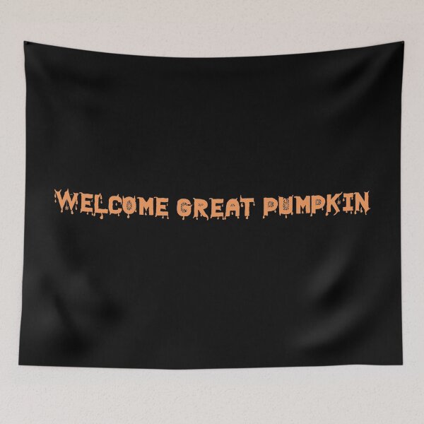 Item preview, welcome great pumpkin designed and sold by virginia nash.