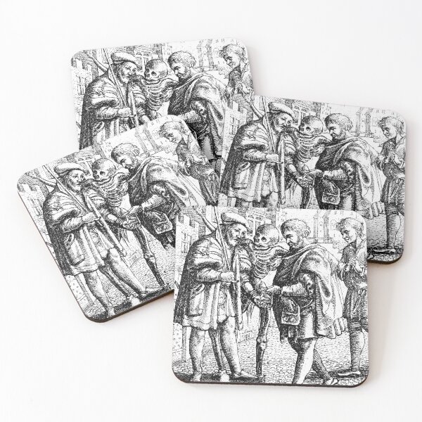 Item preview, The Advocate and Death, from the Dance of Death - Wenceslaus Hollar  designed and sold by themasters.