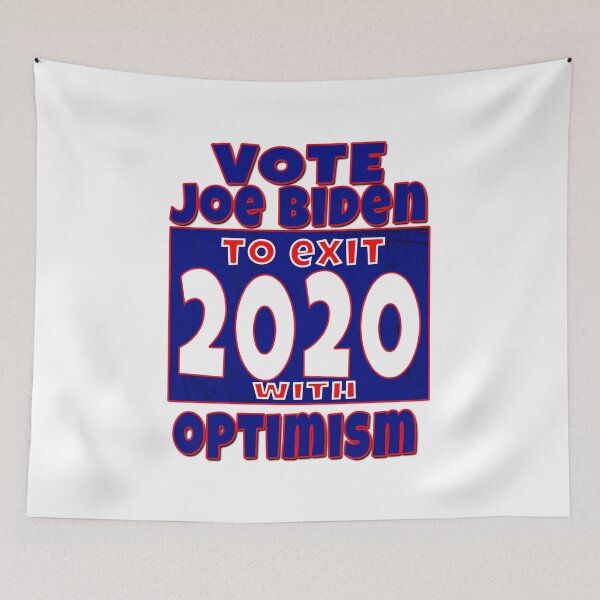 Item preview, Wacky & Fun “VOTE JOE BIDEN TO EXIT 2020 WITH OPTIMISM”  Apparel & Accessories designed and sold by Joanenices.