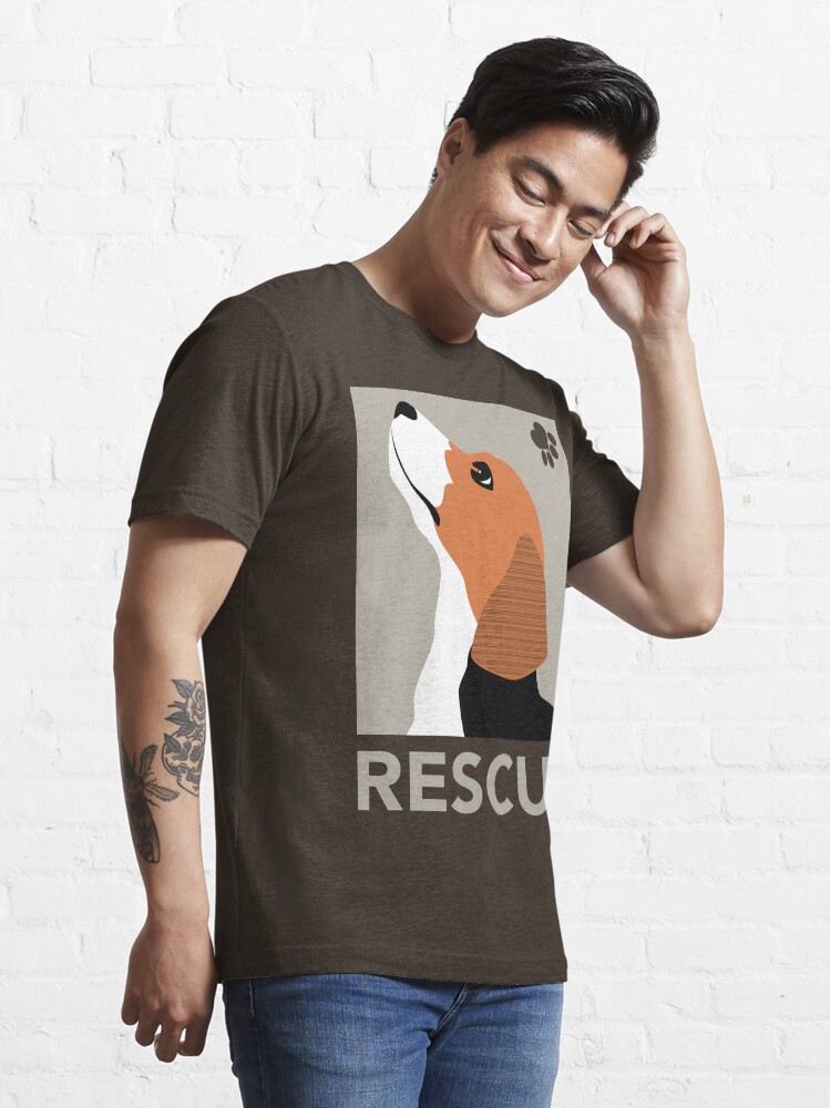 Alternate view of Rescue (Beagle) Essential T-Shirt