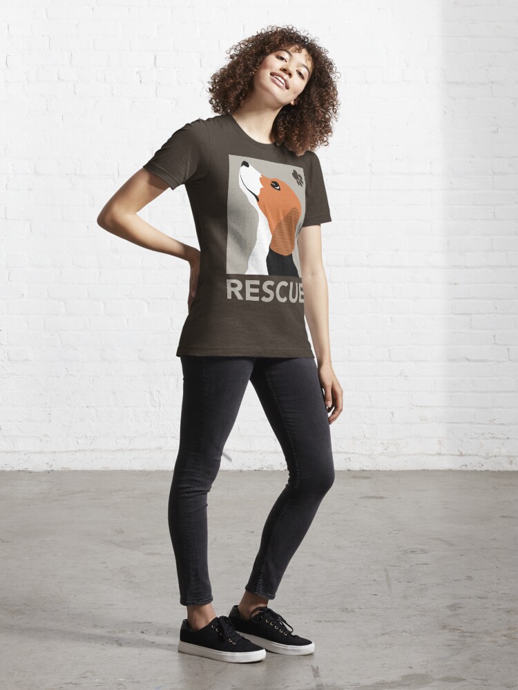 Alternate view of Rescue (Beagle) Essential T-Shirt