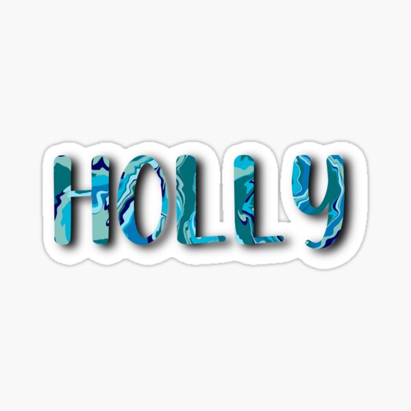 “Holly” Sticker for Sale by dolphin1128 | Redbubble