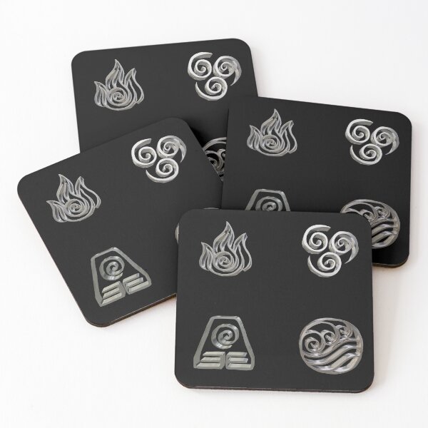 Item preview, Copy of Avatar the Last Airbender Elements 3D Metal  designed and sold by kombos.