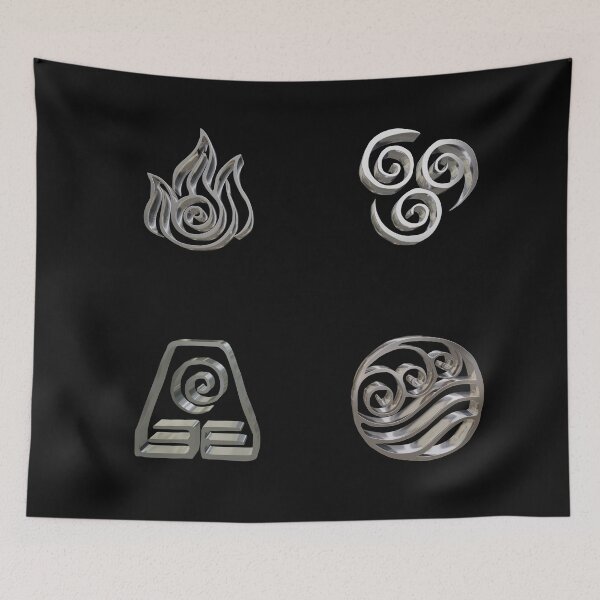Item preview, Copy of Avatar the Last Airbender Elements 3D Metal designed and sold by kombos.