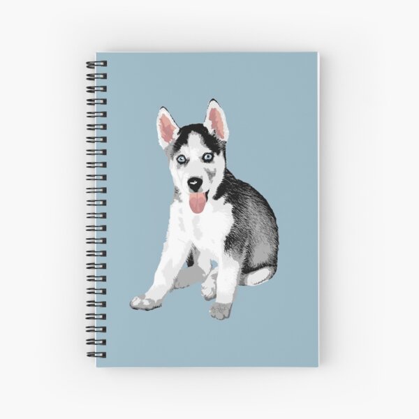 Item preview, Playful Husky Puppy Sitting Down designed and sold by CJS-Art.