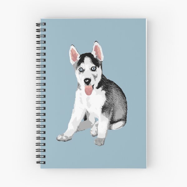 Item preview, Playful Husky Puppy Sitting Down designed and sold by CJS-Art.