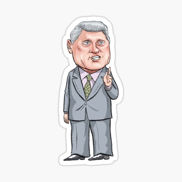 President Bill Clinton Sticker